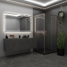 душевая кабина Rea City 90x90x190 transparent, brush copper (REA-K6984)