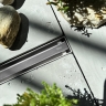 трап Rea Neo Slim Pro 1000 мм, + сифон, ножки, матовая сталь (REA-G5803)
