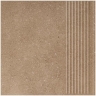 ступень Paradyz Mattone 30x30 sabbia brown, mat, structura