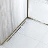 плинтус для душевого поддона Rea 120 см brush gold (REA-K4305)