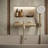 змішувач для ванни Rea Ontario side brushed gold (REA-B6547)
