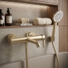 змішувач для ванни Rea Ontario side brushed gold (REA-B6547)