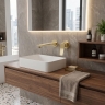 смеситель для умывальника Rea Vision скрытого монтажа brushed gold (REA-B6883)