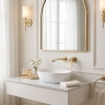 смеситель для умывальника Rea Vision скрытого монтажа brushed gold (REA-B6883)