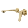 смеситель для умывальника Rea Vision скрытого монтажа brushed gold (REA-B6883)