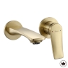 смеситель для умывальника Rea Vision скрытого монтажа brushed gold (REA-B6883)