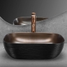 умывальник Rea Belinda 33x46,5 black/copper brush (REA-U6384)
