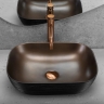 умывальник Rea Belinda 33x46,5 black/copper brush (REA-U6384)