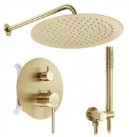 душова система Rea Foss Clif прихованого монтажу, brushed gold + box (REA-P5647)