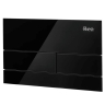 инсталляция Rea для унитаза + кнопка T glass black (REA-E0051)