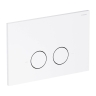 инсталляция Omnires Flush Set ECO, панель смыва STEEL-R45, matt white (STFWCECO1R45-RWM)