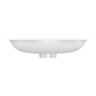 умивальник Omnires Shell M+ 54x34 gloss white (SHELL540UPBP)
