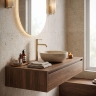 смеситель для умывальника Rea Venti high brushed gold (REA-B9784)