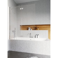 штора для ванны Radaway Essenza New PND II 130 левая, безопасное стекло, прозрачное (10002130-01-01L)