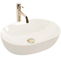 умывальник Rea Lisa 49x35 ecru shiny (REA-U4591)