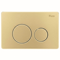 смывная клавиша Rea I brush gold (REA-E9563)