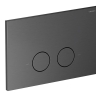 змивна клавіша Omnires STEEL-R45 brushed graphite (ST45PS1GR)