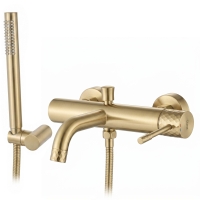 змішувач для ванни Rea Lungo Diamond brushed gold (REA-B2244)