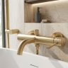 змішувач для ванни Rea Lungo Diamond brushed gold (REA-B2244)
