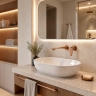 смеситель для умывальника Rea Vision скрытого монтажа brushed copper (REA-B6881)