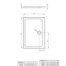 поддон Radaway Doros D 110x90 белый (SDRD1190-01)