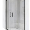 душевая кабина Rea City 80x80 black, стекло прозрачное (REA-K6448)