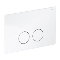 смывная клавиша Omnires MINIMAL gloss white (MPS1BP)