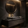 смеситель для умывальника Rea Venti Low gold (REA-B9788)