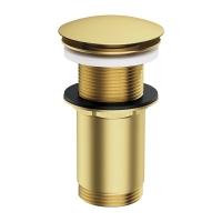 донний клапан Omnires click-clack brushed brass (A716BSB)