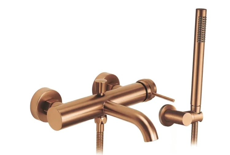 змішувач для ванни Rea Lungo Grip з виливом, brushed copper (REA-B4567)