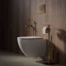 змивна клавіша Omnires STEEL R-45 brushed brass (ST45PS1BSB)
