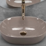 умивальник Rea Lisa 49x35 beige shiny (REA-U6380)