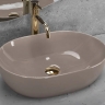 умивальник Rea Lisa 49x35 beige shiny (REA-U6380)