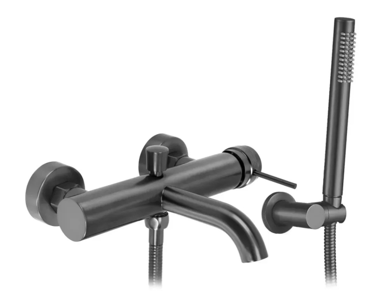 змішувач для ванни Rea Lungo Grip з виливом, tytan (REA-B2352)