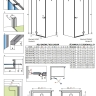 душевая кабина Radaway Garda KDJ 90х195 левая, прозрачное стекло, черный (10701090-54-01L)