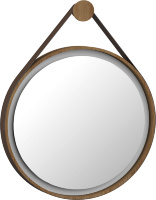 зеркало Isvea Marino 55x71,5x5 wood veneered teak (23SQ4003055I)