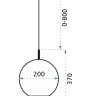 люстра TooLight white gold (OSW-00094)