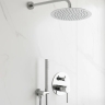 душевая система Rea Lungo Diamond + box скрытого монтажа, без излива, chrome (REA-P6963)
