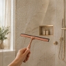скребок для скла душової кабіни Rea brush copper (REA-72065)