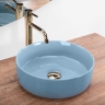 умывальник Rea Sami 36x36 blue shiny (REA-U6619)