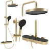душевая система Rea Creo brushed gold (REA-P0361)