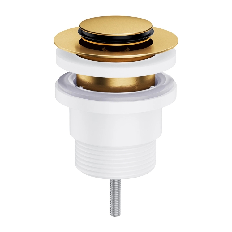 донний клапан Omnires click-clack brushed gold (A47GLB)