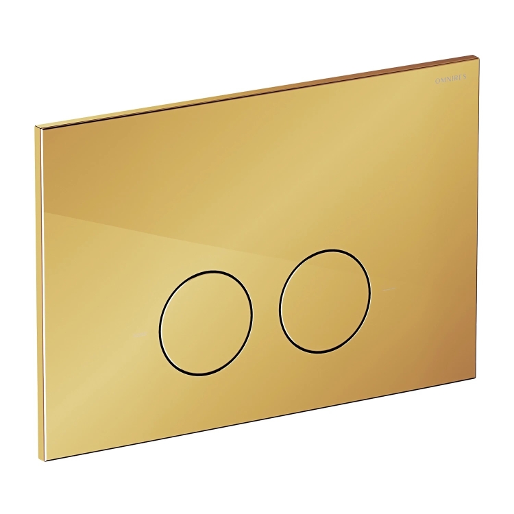 змивна клавіша Omnires MINIMAL polished gold (MPS1GL)