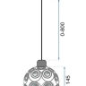 люстра TooLight black (OSW-30001)