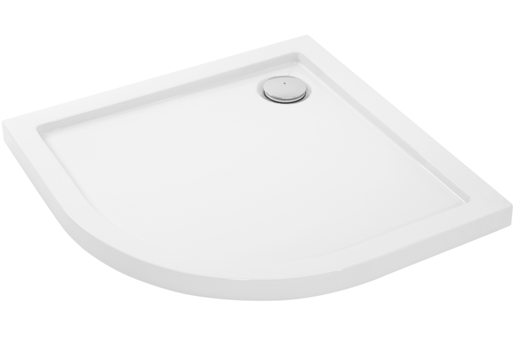 піддон Rea Look 90x90 напівкруглий, білий, (REA-K7907)