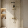 душова система Rea Lungo Stripe brushed gold (REA-P9490)