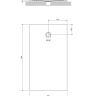 поддон Omnires Aquapure M+ 90х160 matt white (AQUAPURE90-160BM)