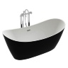 ванна акрилова Calani Lotus 170x80 white black (CAL-W3001)