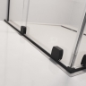 штора для ванны Radaway Furo PND II 63,8x150 левая, прозрачное стекло, черный (10109638-54-01L)