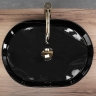 умивальник Rea Nadia 50x38 black stone (REA-U9240)